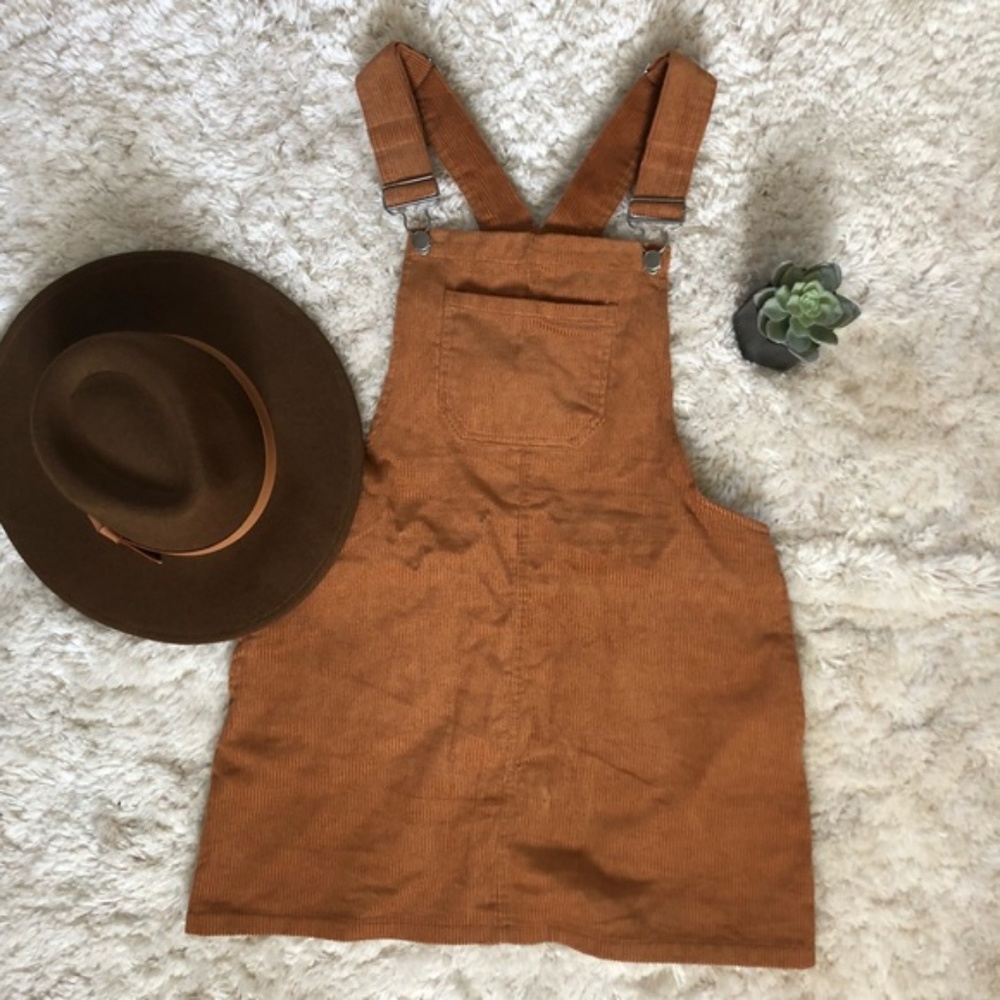 Charlotte Russe Corduroy Dress Overall